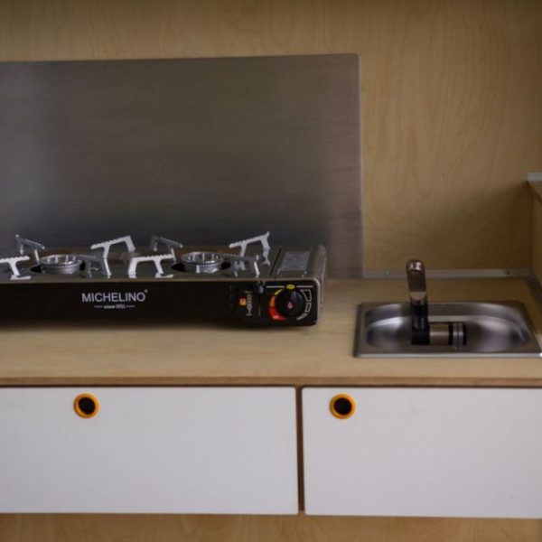 Teardrop MT2_Küche_Kocher 2 flammig